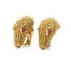 David Webb Earrings*Alligator Earrings