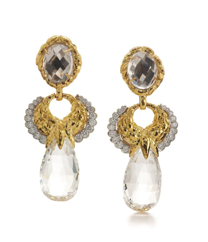 David Webb Earrings*Angel Wings Earrings