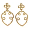 David Webb Earrings*Arabesque Drop Earrings