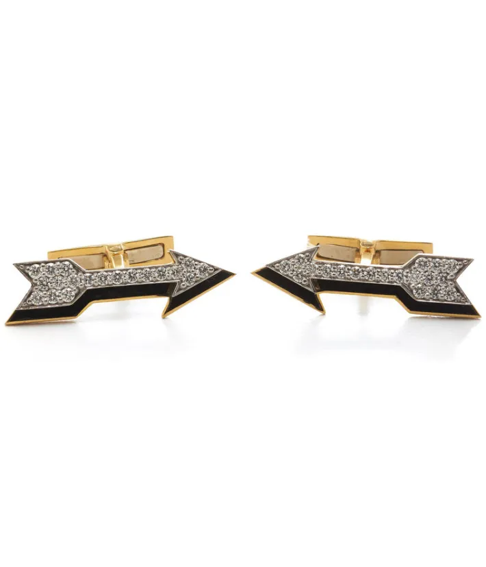 David Webb Cuff Links*Arrow Cuff Links