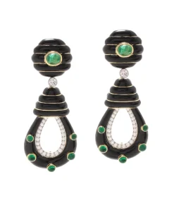 David Webb Earrings*Beehive Earrings