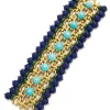 David Webb Bracelets*Brocade Bracelet, Diamonds, Turquoise, Lapis Lazuli