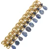 David Webb Bracelets*Brocade Bracelet, Diamonds, Sapphire