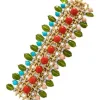 David Webb Bracelets*Brocade Bracelet, Peridot, Coral, Turquoise