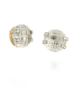 David Webb Earrings*Button Earrings