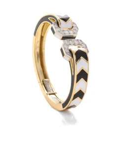 David Webb Bracelets*Chevron Double Buckle Bracelet