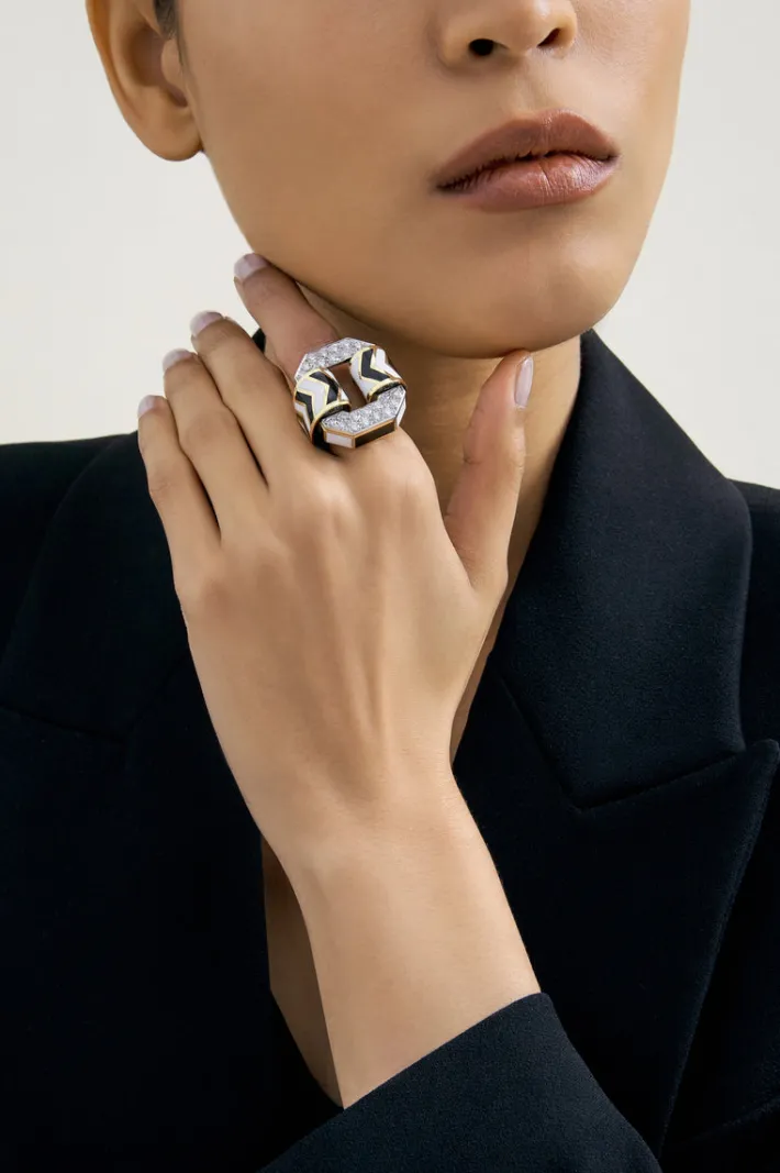 David Webb Rings*Chevron Ring