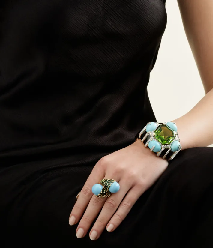David Webb Bracelets*Chromatic Cuff