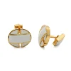 David Webb Cuff Links*Color Field Cuff Links