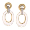 David Webb Earrings*Crystal Hoop Earrings