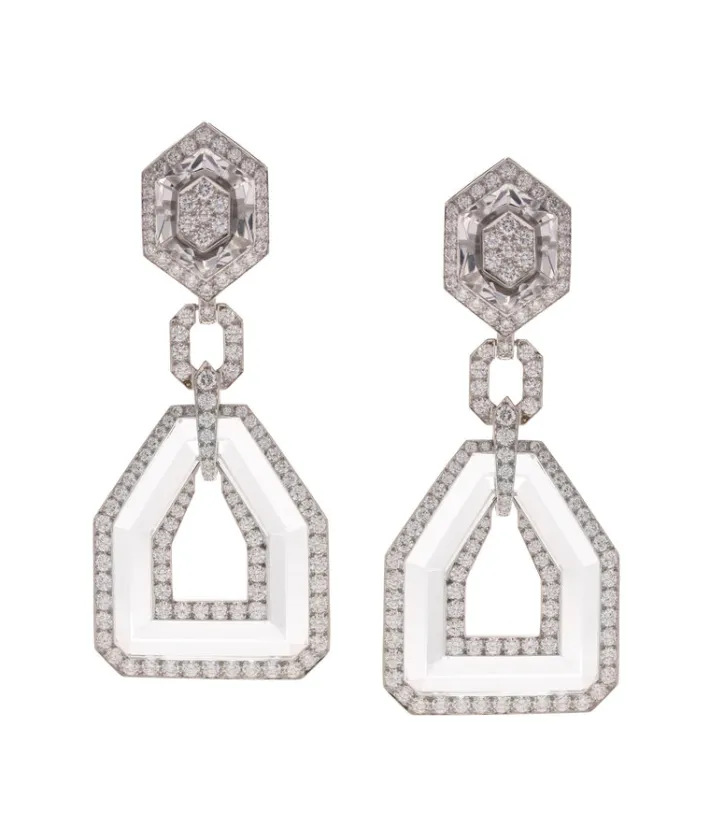 David Webb Earrings*Crystal Palace Earrings