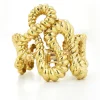 David Webb Bracelets*Curved Rope Bracelet