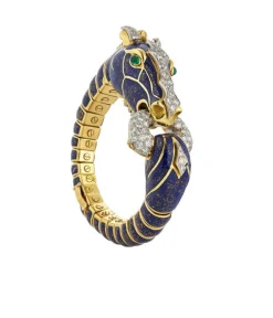 David Webb Bracelets*Dappled Blue Horse Bracelet
