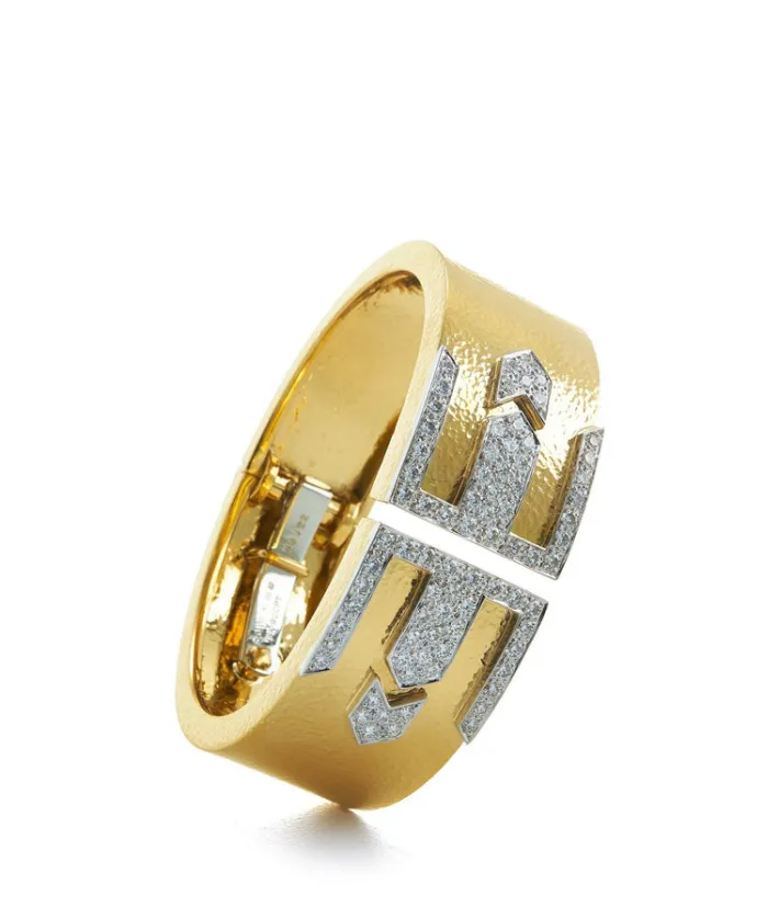 David Webb Bracelets*Deco Riff Cuff