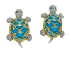 David Webb Earrings*Diamond Turtle Earrings