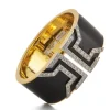 David Webb Bracelets*Electra Cuff, Black Enamel