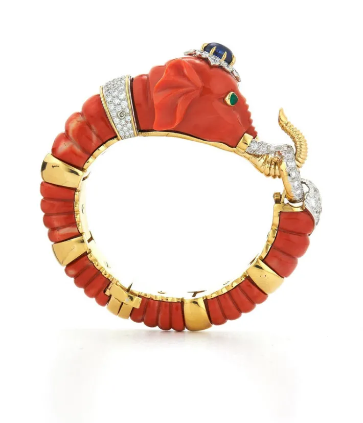 David Webb Bracelets*Elephant Bracelet