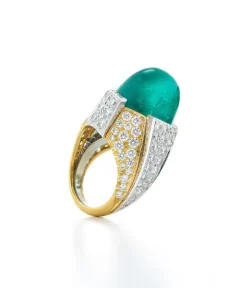 David Webb Rings*Emerald Ring