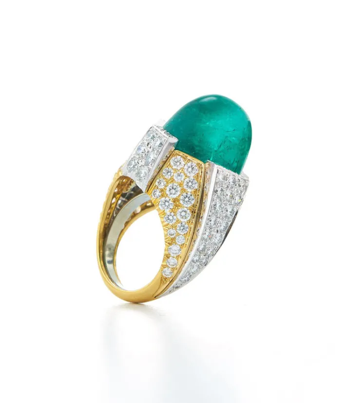 David Webb Rings*Emerald Ring