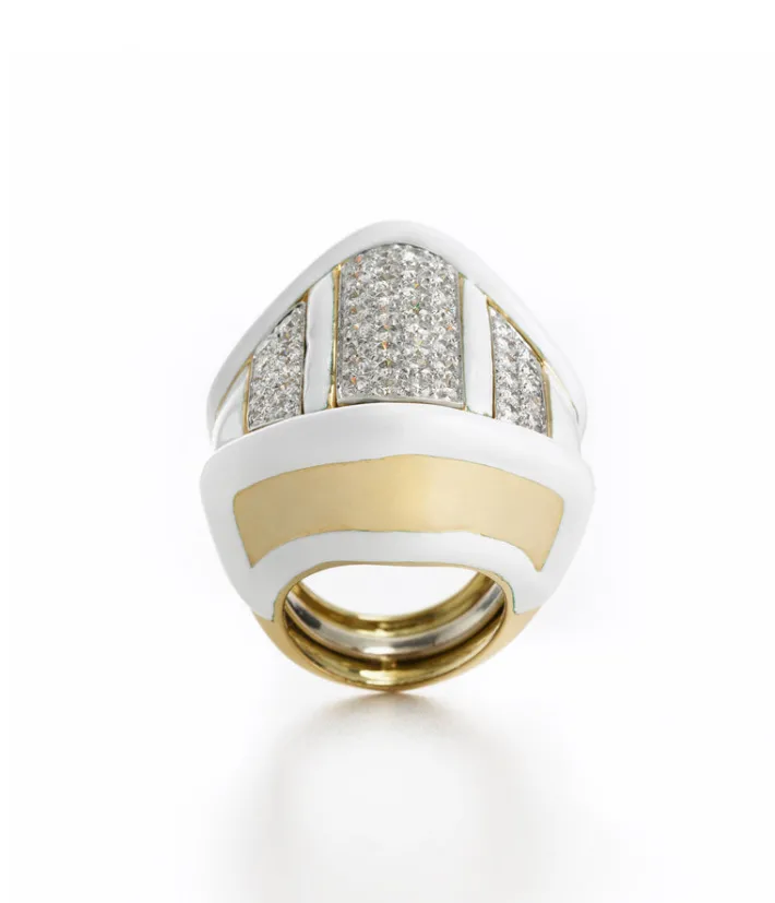 David Webb Rings*Escalator Ring