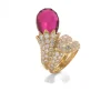 David Webb Rings*Flower Bud Wrap Ring