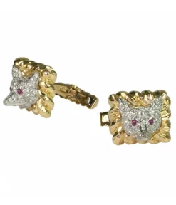 David Webb Cuff Links*Fox Cuff Links