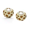 David Webb Earrings*Giraffe Spot Crescent Moon Earrings