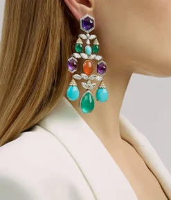 David Webb Earrings*Grand Girandole Earrings