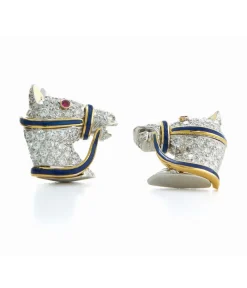 David Webb Earrings*Horse Earrings