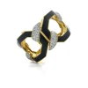 David Webb Bracelets*Juno Bracelet, Black Enamel
