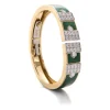 David Webb Bracelets*Lane Bracelet, Green Enamel