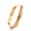 David Webb Bracelets*Large Quad Bangle, Polished 18K Rose Gold