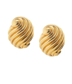 David Webb Earrings*Large Swirl Earrings