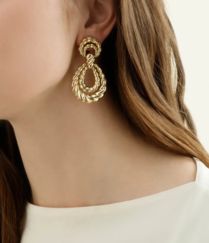 David Webb Earrings*Lasso Earrings