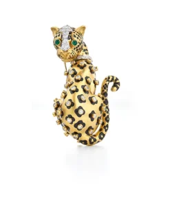 David Webb Brooches*Leopard Brooch