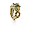 David Webb Rings*Leopard Ring, Looped Tail