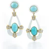 David Webb Earrings*Long Swing Earrings