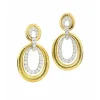 David Webb Earrings*Madison Double Oval Hoop Earrings