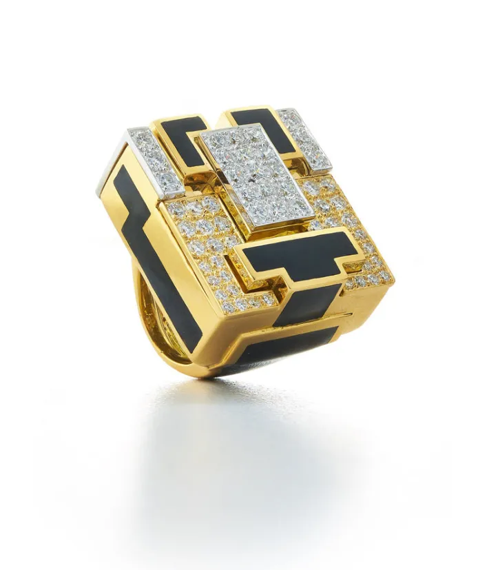 David Webb Rings*Mega Cubist Ring