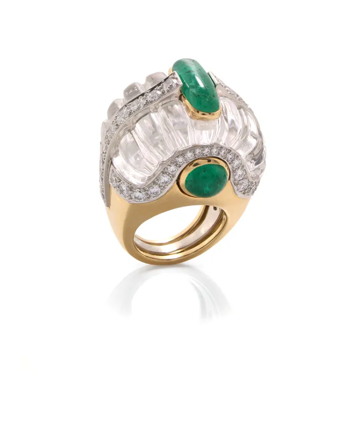David Webb Rings*Mint Julep Ring
