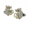 David Webb Cuff Links*Monkey Cuff Links