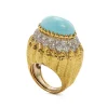 David Webb Rings*Mount Olympus Ring, Turquoise