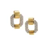 David Webb Earrings*Octagonal Buckle Earrings