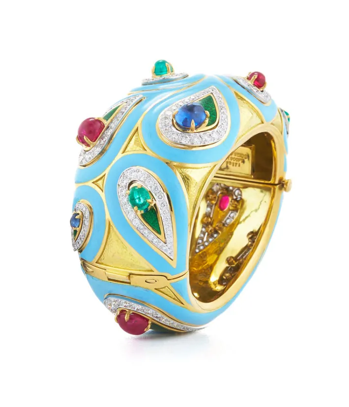 David Webb Bracelets*Paisley Bracelet