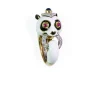 David Webb Rings*Panda Ring, Sapphire