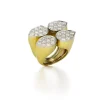 David Webb Rings*Quadrant Pear Ring
