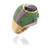 David Webb Rings*Racing Stripe Ring