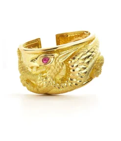 David Webb Bracelets*Repoussé Griffin Cuff