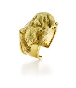David Webb Bracelets*Repoussé Koala Cuff