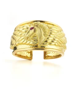 David Webb Bracelets*Repoussé Pegasus Cuff
